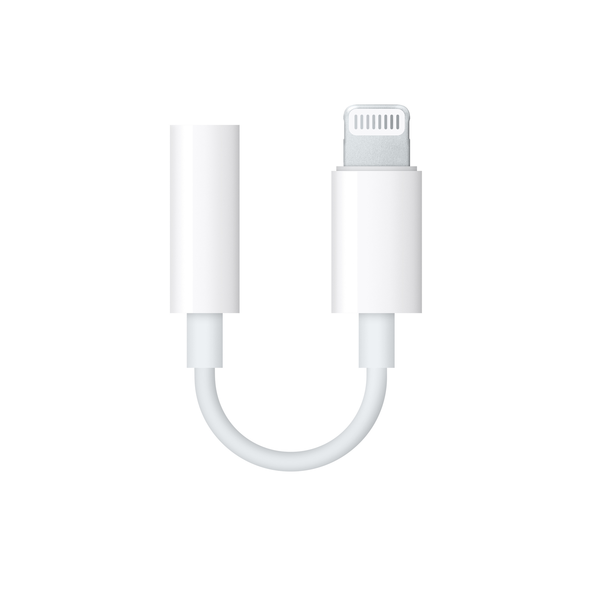 Apple lightning to 3.5mm headphone jack adapter - White - MMX62AM/A 5 Apple lightning to 3.5mm headphone jack adapter - White - MMX62AM/A - Image 2