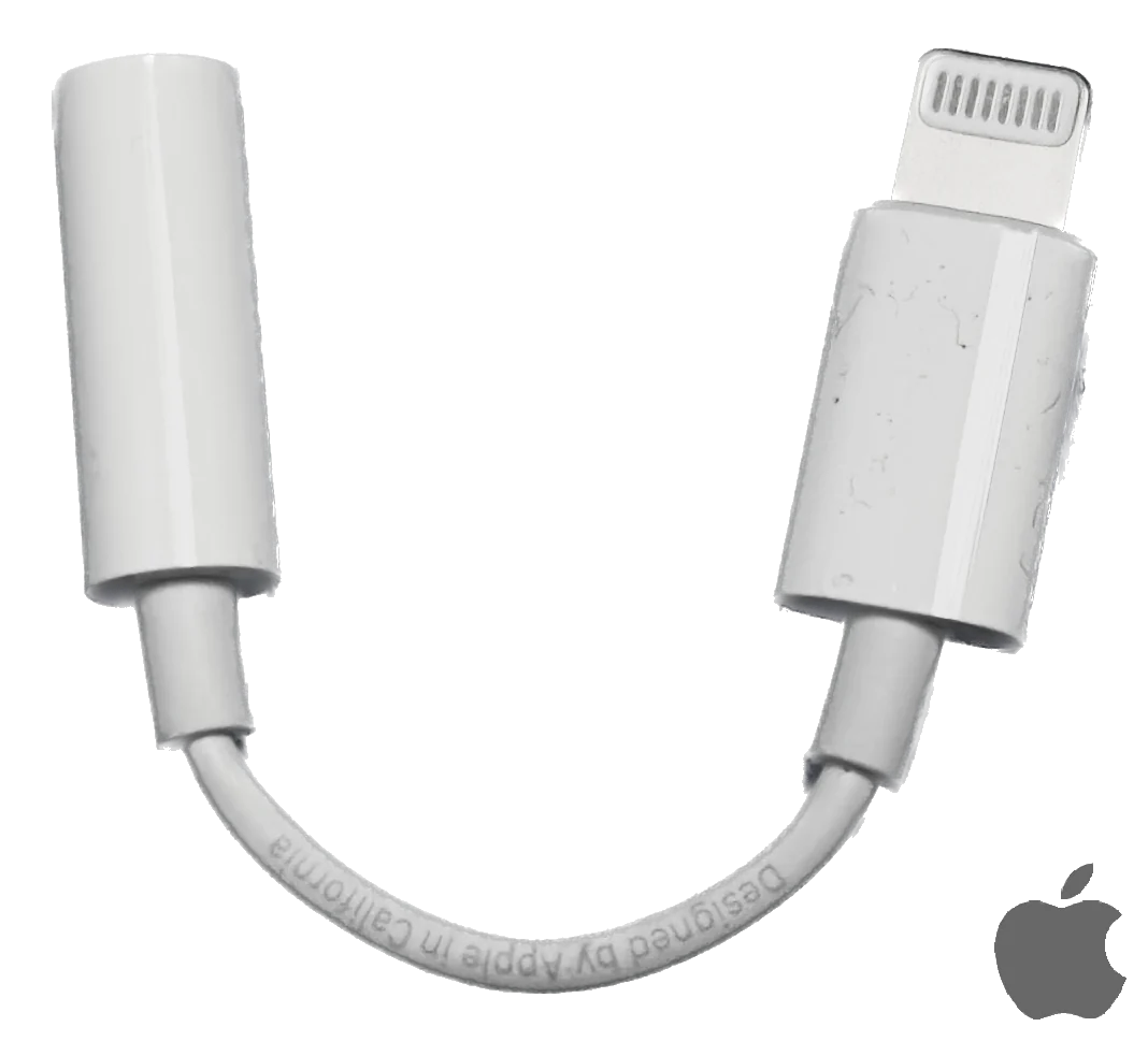Apple lightning to 3.5mm headphone jack adapter - White - MMX62AM/A 7 Apple lightning to 3.5mm headphone jack adapter - White - MMX62AM/A - Image 4