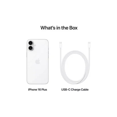 Apple iPhone 16 Plus (512GB) – 6.7″ Super Retina XDR Display, White