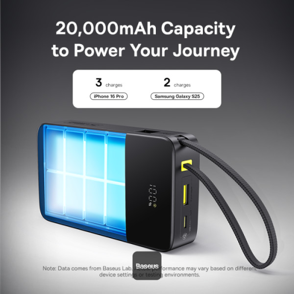Baseus Bipow 2 Standard 20000mAh 22.5W Powerbank 3 Baseus Bipow 2 Standard 20000mAh 22.5W Powerbank - Image 3