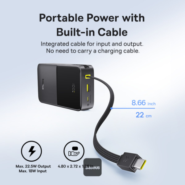 Baseus Bipow 2 Standard 20000mAh 22.5W Powerbank 4 Baseus Bipow 2 Standard 20000mAh 22.5W Powerbank - Image 4
