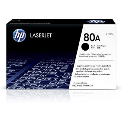 HP 80A Black Original LaserJet Toner Cartridge
