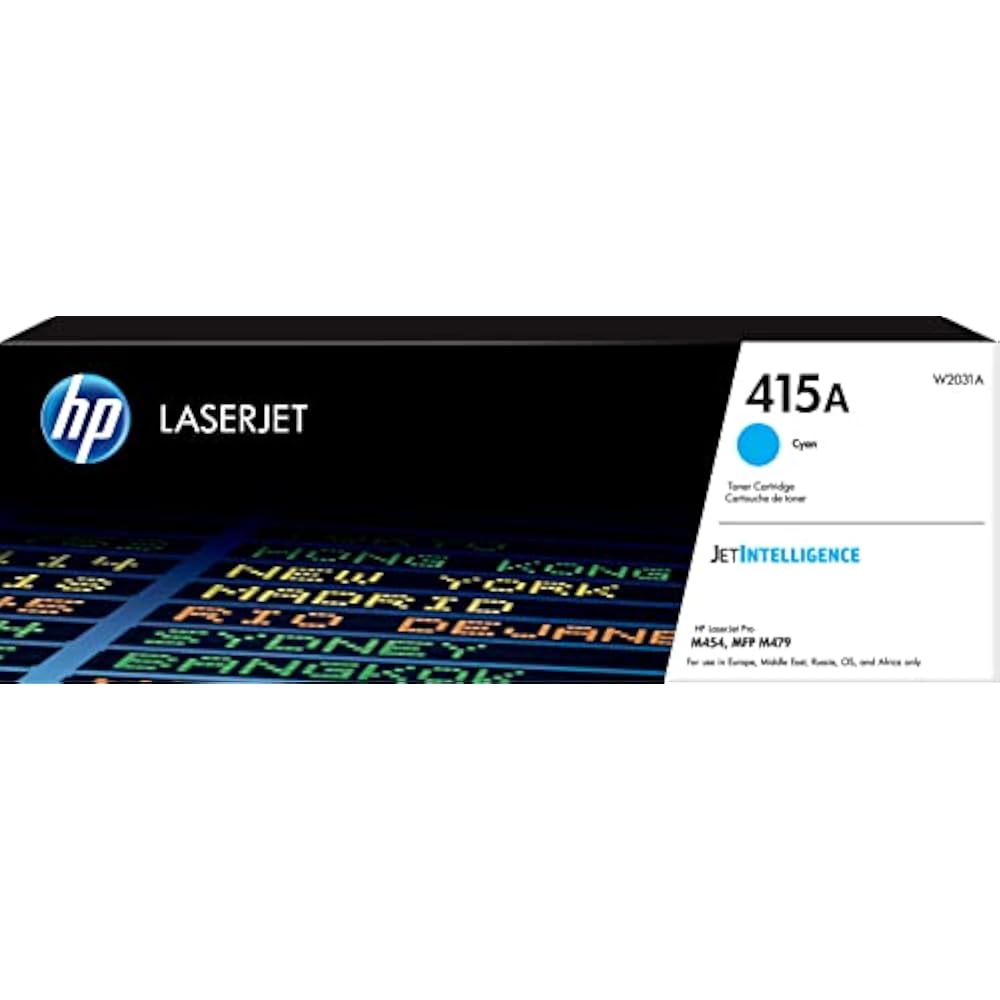 HP 415A Cyan Original LaserJet Toner Cartridge 2 HP 415A Cyan Original LaserJet Toner Cartridge in Kenya - Buy Printer Ink & Toner Online