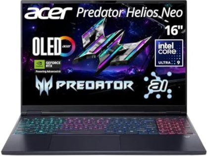 Acer Predator Helios Neo 16 AI PHN16-73-95NT Intel Core Ultra 9 275HX 64GB RAM 2TB SSD RTX 5070 Ti 12GB 16" WQXGA OLED 240Hz Black in Kenya - Buy Gaming Laptops & Accessories Online