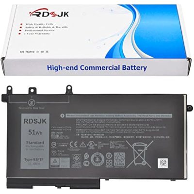 Dell 93FTF Original Replacement Battery for Latitude 5280-5591 & Precision 3520/3530