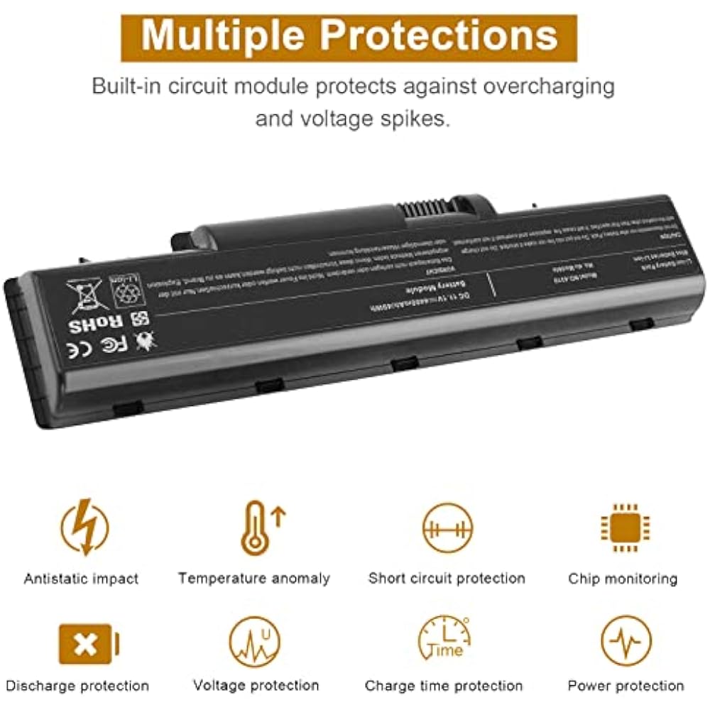 Acer AS07A31 Replacement Battery for Aspire 4710/4720/5735/5738/5740 4 Acer AS07A31 Replacement Battery for Aspire 4710/4720/5735/5738/5740 in Kenya - Buy Laptop Batteries Online