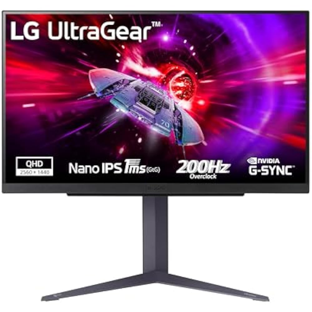 LG 27GS85Q-B UltraGear 27-Inch QHD Nano IPS Gaming Monitor 180Hz 1 LG 27GS85Q-B UltraGear 27-Inch QHD Nano IPS Gaming Monitor 180Hz in Kenya - Buy Monitors & Displays Online