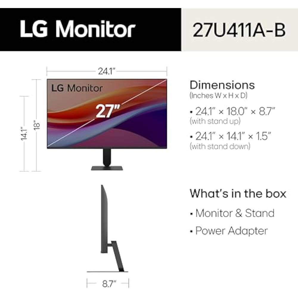 LG 27U411A-B 27-Inch Full HD IPS Monitor 120Hz 3 LG 27U411A-B 27-Inch Full HD IPS Monitor 120Hz in Kenya - Buy Monitors & Displays Online