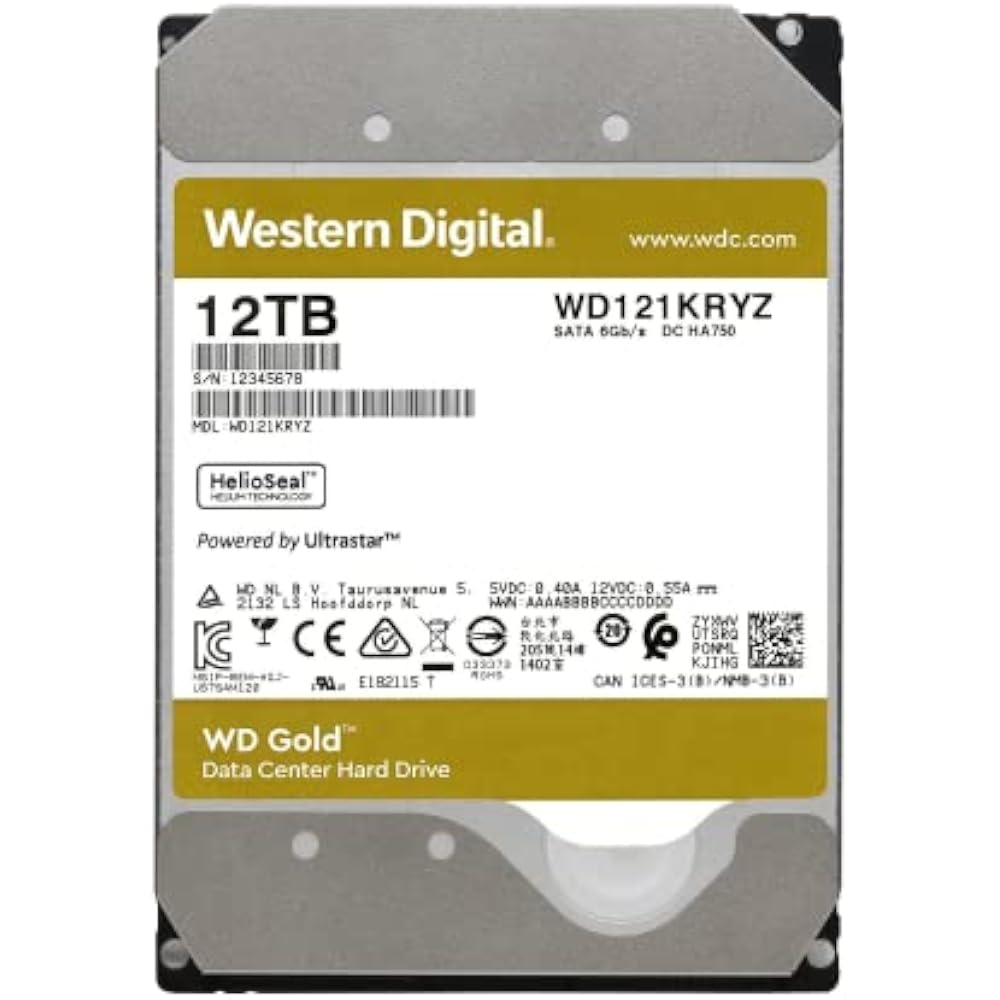 WD Gold 12TB 3.5" Enterprise Hard Drive (Pullout, Tested) 2 WD Gold 12TB 3.5" Enterprise Hard Drive (Pullout, Tested) in Kenya - Buy HDDs Online
