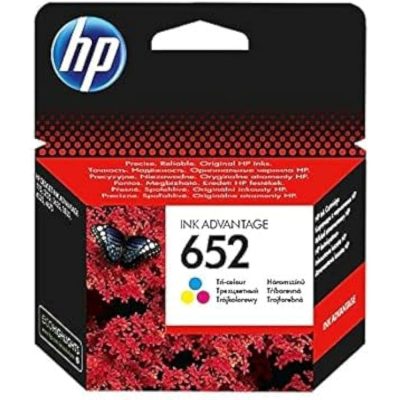 HP 652 Tri-Color Original Ink Advantage Cartridge
