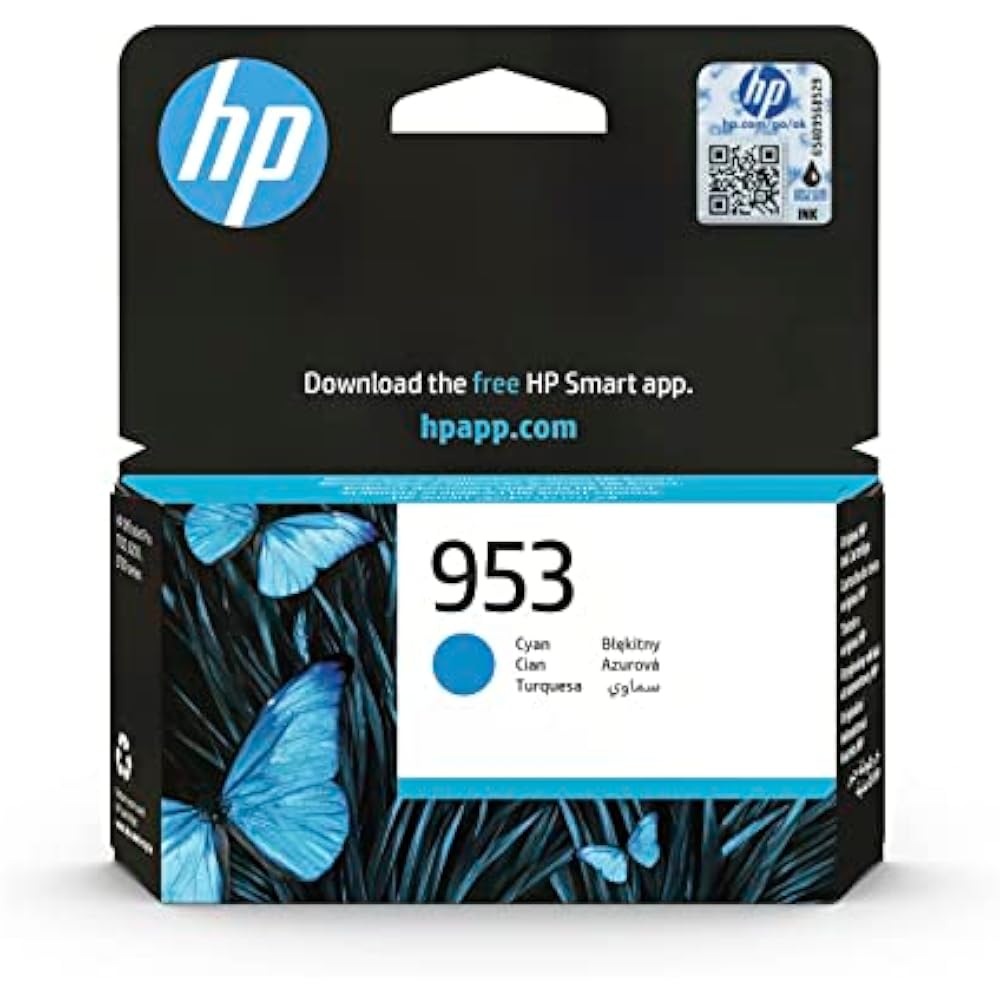 HP 953 Cyan Original Ink Cartridge 1 HP 953 Cyan Original Ink Cartridge in Kenya - Buy Printer Ink & Toner Online