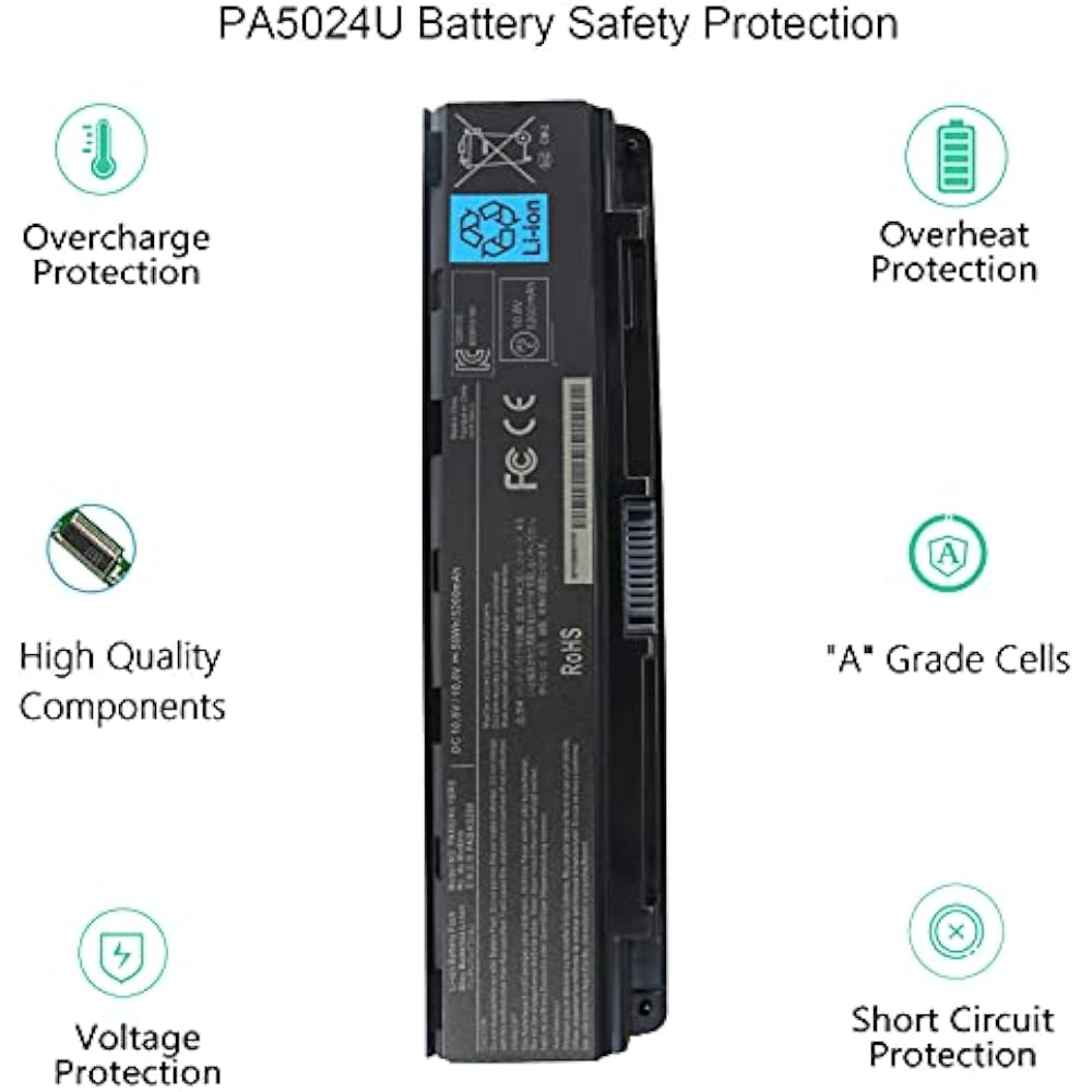 Toshiba PA5024U-1BRS Replacement Battery for Satellite C850/L800/L850/C855/C870/L855/L870 4 Toshiba PA5024U-1BRS Replacement Battery for Satellite C850/L800/L850/C855/C870/L855/L870 in Kenya - Buy Laptop Batteries Online