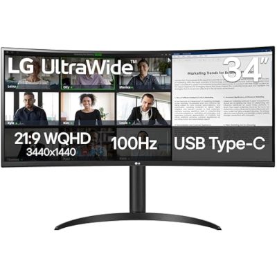 LG 34WR55QK-B 34-Inch Wide LCD Monitor