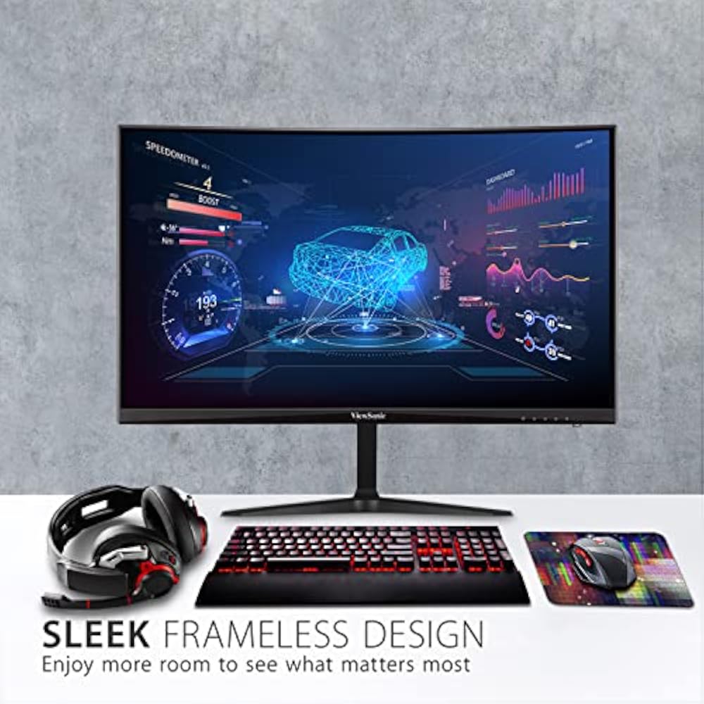 ViewSonic VX2418-PC-MHD 24-Inch FHD 165Hz 1500R Curved Monitor 3 ViewSonic VX2418-PC-MHD 24-Inch FHD 165Hz 1500R Curved Monitor in Kenya - Buy Monitors & Displays Online
