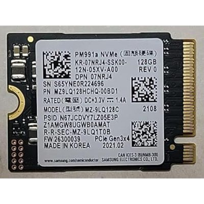 Samsung PM991 (MZ-9LQ128C) 128GB M.2 NVMe SSD - Single Cut (Pullout, Tested)
