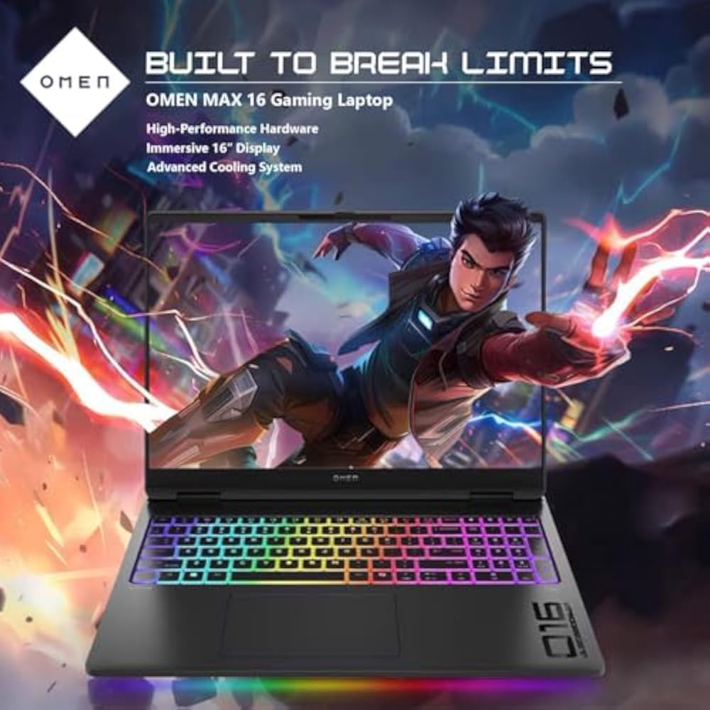 HP Omen Max 16 Intel Core Ultra 9 275HX 64GB RAM 2TB SSD RTX 5090 24GB 16" Shadow Black 2 HP Omen Max 16 Intel Core Ultra 9 275HX 64GB RAM 2TB SSD RTX 5090 in Kenya - Buy Laptops Online