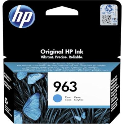 HP 963 Cyan Original Ink Cartridge