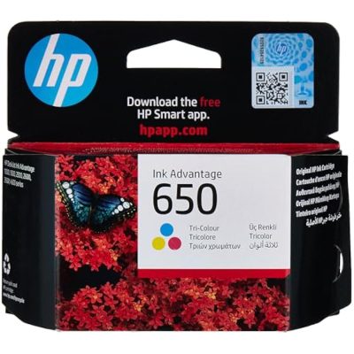 HP 650 Tri-Color Original Ink Cartridge