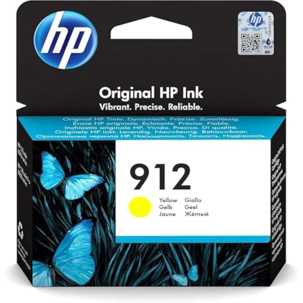 HP 912 Yellow Original Ink Cartridge 1 HP 912 Yellow Original Ink Cartridge in Kenya - Buy Printer Ink & Toner Online