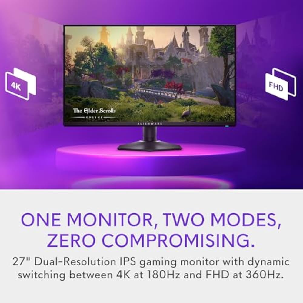 Alienware AW2725QF 27-Inch 4K Dual-Resolution Gaming Monitor 2 Alienware AW2725QF 27-Inch 4K Dual-Resolution Gaming Monitor in Kenya - Buy Monitors Online