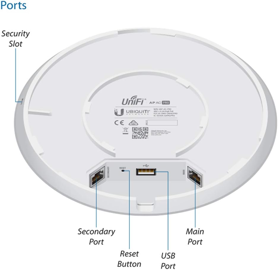 Ubiquiti UniFi AP AC Pro Indoor Outdoor Access Point UAP-AC-PRO 3 Ubiquiti UniFi AP AC Pro Indoor Outdoor Access Point UAP-AC-PRO - Image 3