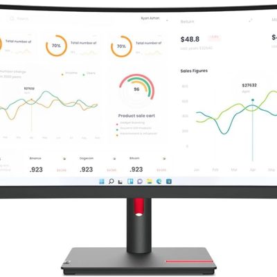Lenovo ThinkVision T34w-30 34-Inch WQHD Curved Monitor