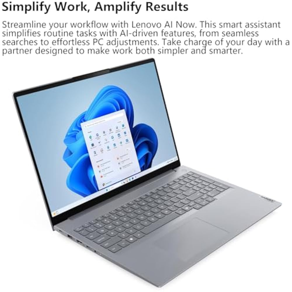 Lenovo ThinkBook 16 G8 IAL Intel Core Ultra 7 255H 16GB RAM 512GB SSD 16" WUXGA Non-Touch Arctic Grey 3 Lenovo ThinkBook 16 G8 IAL Intel Core Ultra 7 255H 16GB RAM 512GB SSD in Kenya - Buy Laptops Online