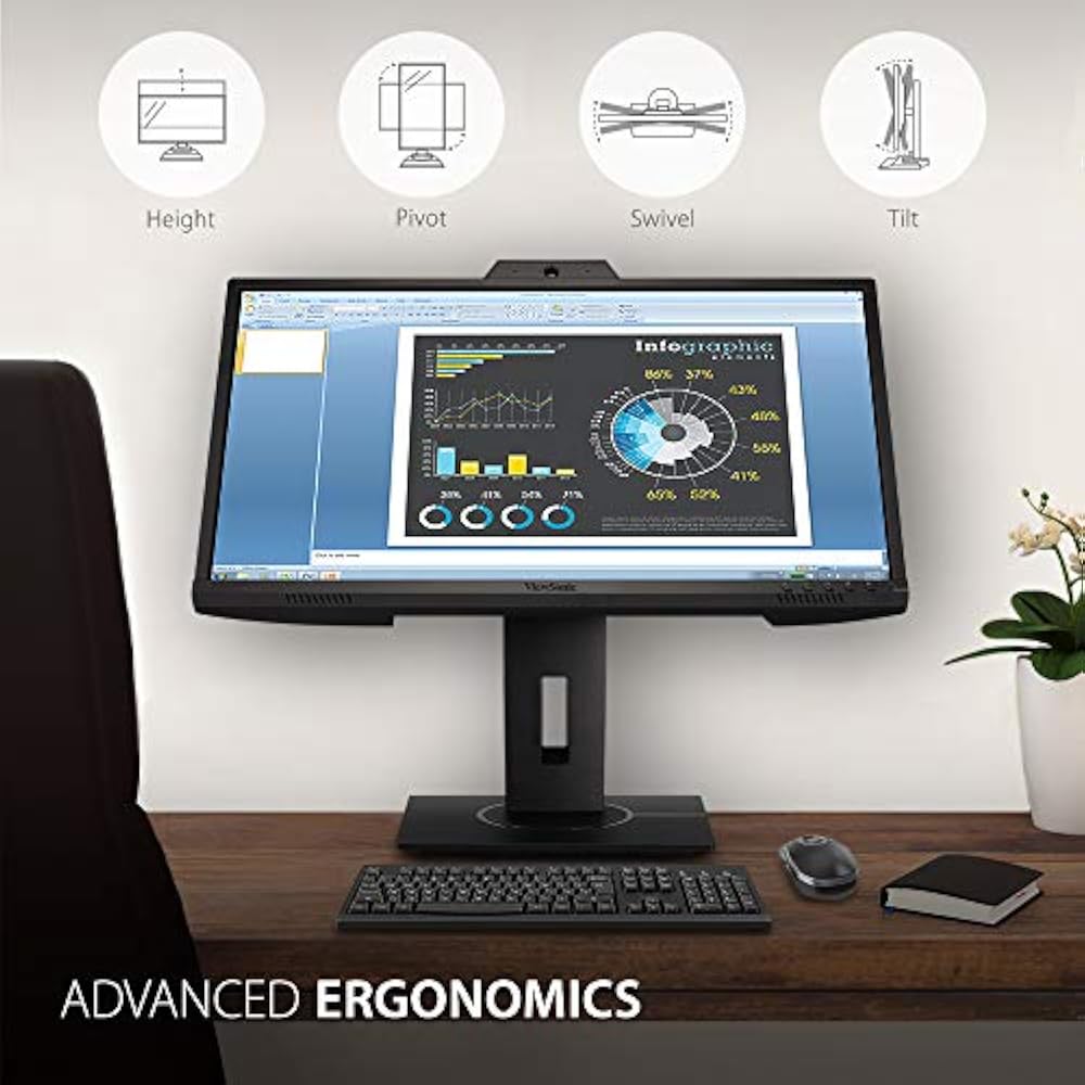 ViewSonic VG2440V 24-Inch FHD Video Conferencing Monitor 4 ViewSonic VG2440V 24-Inch FHD Video Conferencing Monitor in Kenya - Buy Monitors & Displays Online