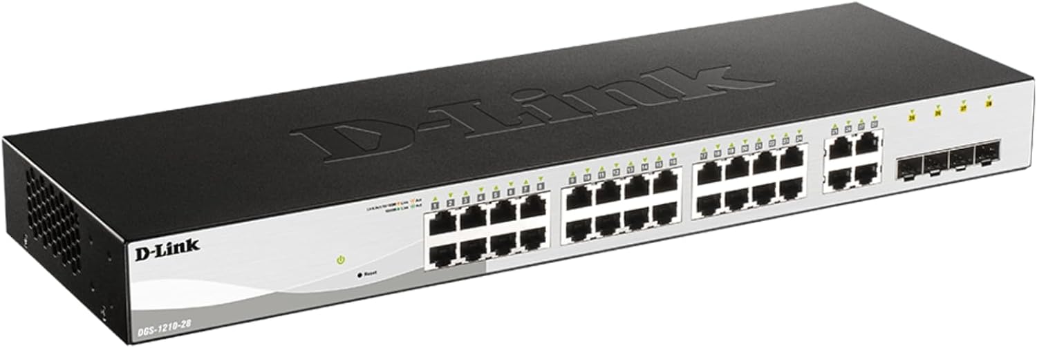 D-Link DGS-1210-28 28-Port Gigabit Smart Managed Switch Non-PoE 2 D-Link DGS-1210-28 28-Port Gigabit Smart Managed Switch Non-PoE - Image 2