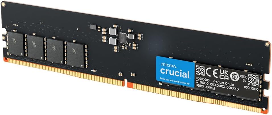 Crucial DDR5 Desktop RAM 16GB 5600MHz UDIMM 1 Crucial DDR5 Desktop RAM 16GB 5600MHz UDIMM
