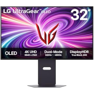 LG 32GS95UV-B 32-Inch Wide OLED Monitor