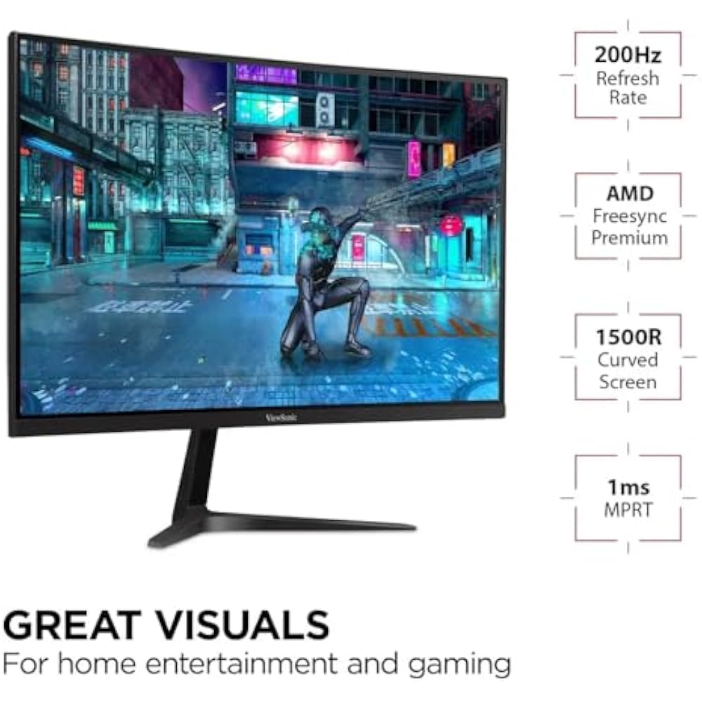 ViewSonic VX2718-PC-MHD 27-Inch FHD 165Hz 1500R Curved Gaming Monitor 2 ViewSonic VX2718-PC-MHD 27-Inch FHD 165Hz 1500R Curved Gaming Monitor in Kenya - Buy Monitors & Displays Online