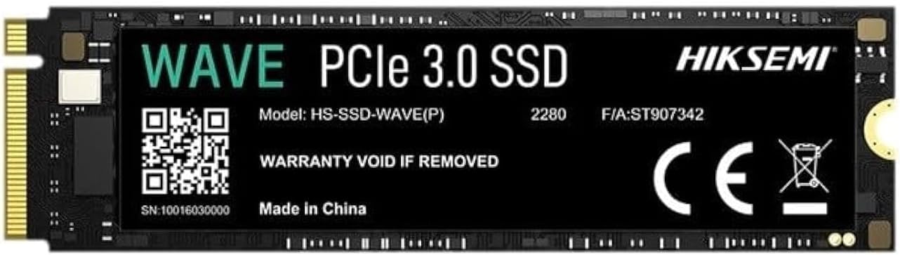 HIKSEMI Wave Internal SSD NVMe 1TB M.2 2280 PCIe Gen3x4 1 HIKSEMI Wave Internal SSD NVMe 1TB M.2 2280 PCIe Gen3x4