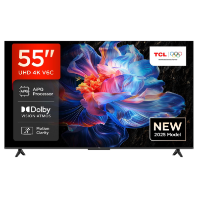 TCL 55" V6C 4K Google TV Smart TV