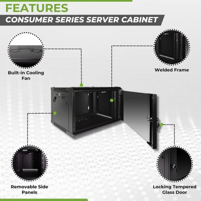 Network Rack Cabinet 6U