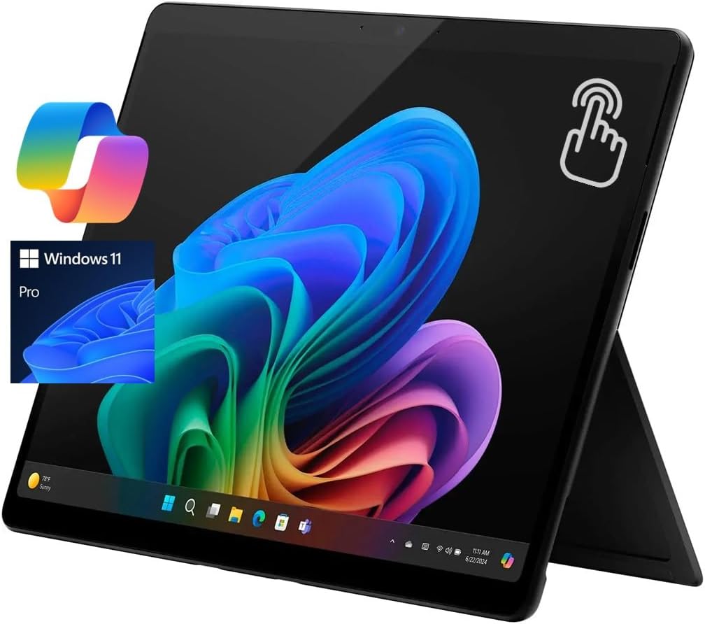 Microsoft Surface Pro 11, Snapdragon X Plus, 16GB RAM, 512GB SSD, 13-Inch Touchscreen 2-in-1 1 Microsoft Surface Pro 11, Snapdragon X Plus, 16GB RAM, 512GB SSD, 13-Inch Touchscreen 2-in-1