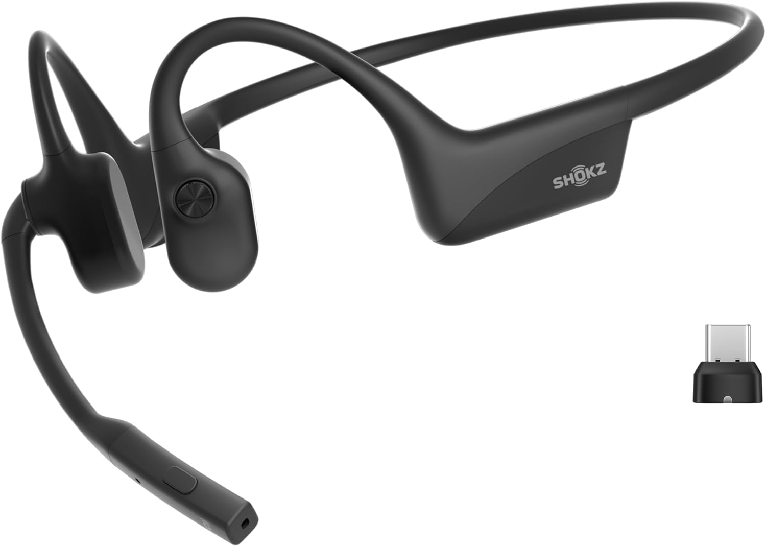 Shokz OpenComm 2 Bone Conduction Headset 1 Shokz OpenComm 2 Bone Conduction Headset