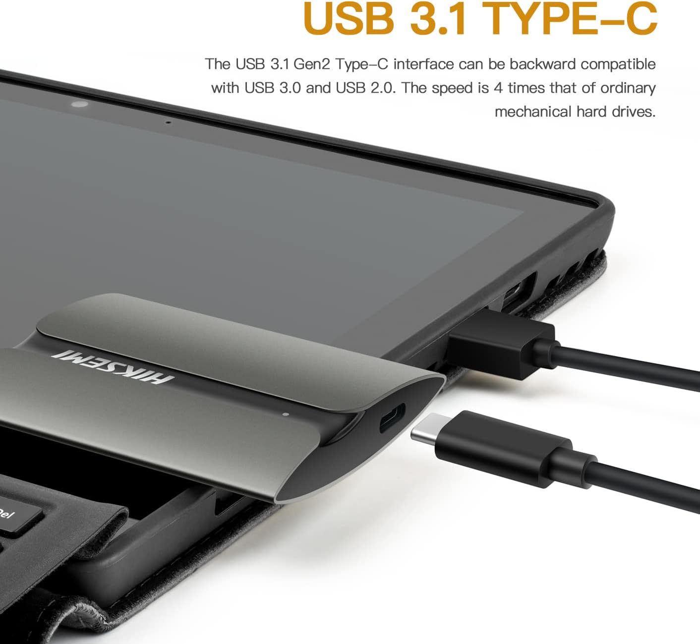 HIKSEMI T300S Portable SSD 512GB USB 3.2 Gen2 3 HIKSEMI T300S Portable SSD 512GB USB 3.2 Gen2 - Image 3