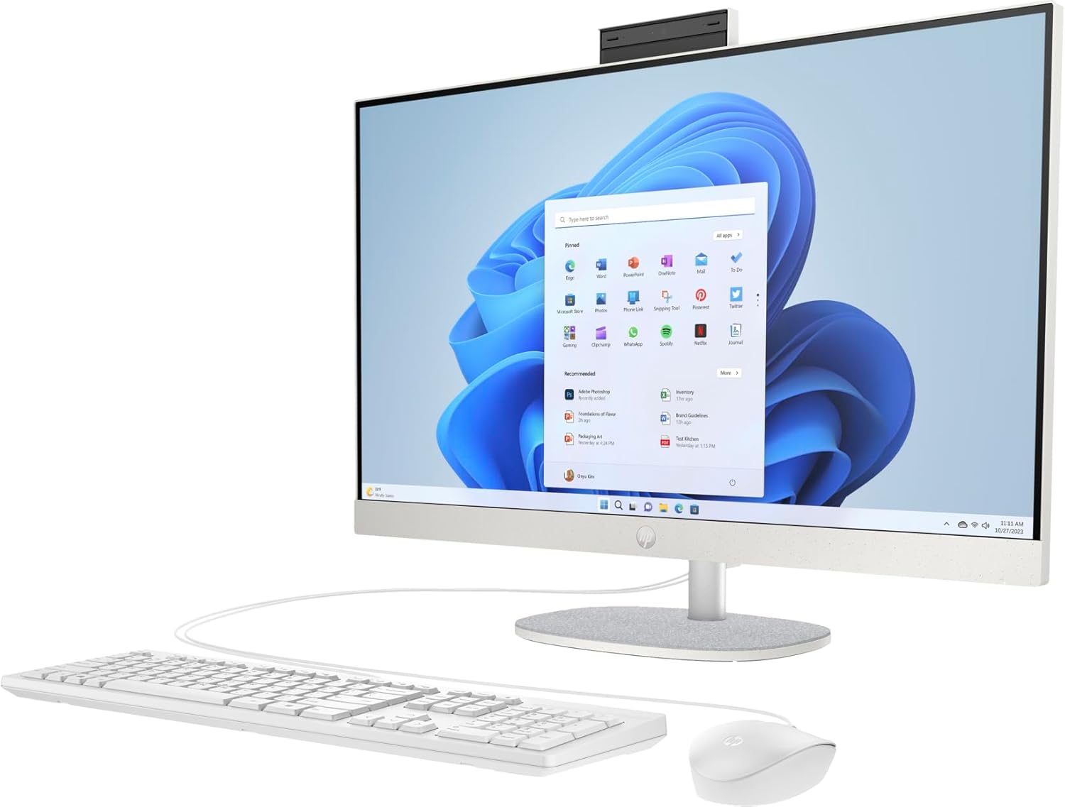 HP All-in-One 27-cr2038nh Intel Core Ultra 7 255U 8GB RAM 512GB SSD Touch Black 4 HP All-in-One 27-cr2038nh Intel Core Ultra 7 255U 8GB RAM 512GB SSD Touch Black - Image 4