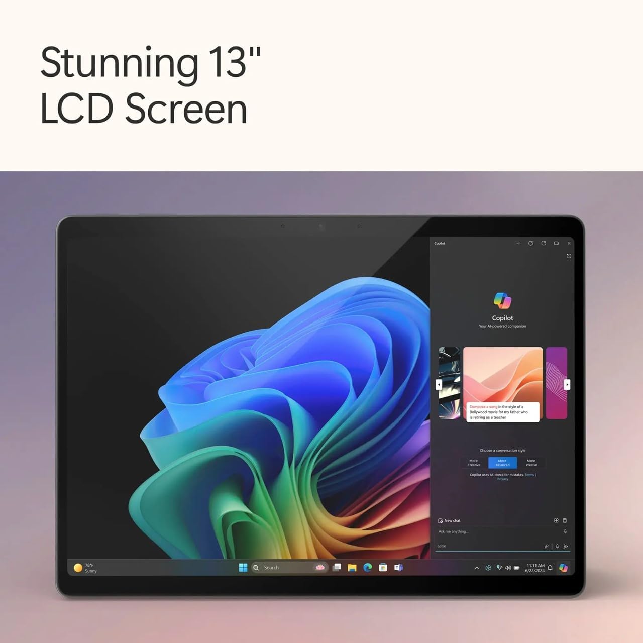 Microsoft Surface Pro 11, Snapdragon X Plus, 16GB RAM, 512GB SSD, 13-Inch Touchscreen 2-in-1 4 Microsoft Surface Pro 11, Snapdragon X Plus, 16GB RAM, 512GB SSD, 13-Inch Touchscreen 2-in-1 - Image 4