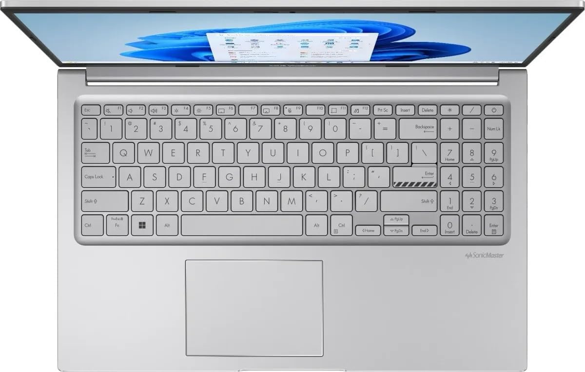 Asus VivoBook A1504VA-NJ539 Intel Core i7-1355U 16GB RAM 512GB SSD 15.6" FHD Silver English 4 Asus VivoBook A1504VA-NJ539 Intel Core i7-1355U 16GB RAM 512GB SSD 15.6" FHD Silver English - Image 4
