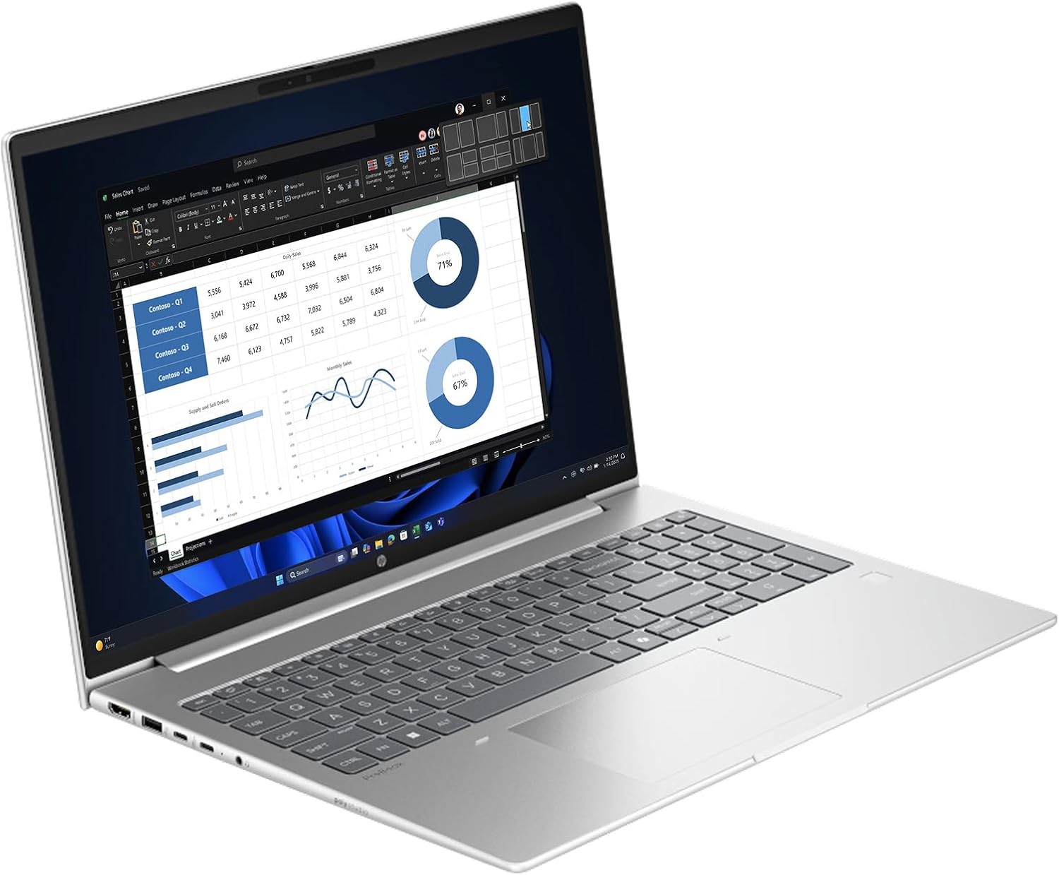 HP ProBook 460 G11 Intel Core Ultra 7 155U 16GB RAM 512GB SSD 16" Shared DOS Pike Silver 1 HP ProBook 460 G11 Intel Core Ultra 7 155U 16GB RAM 512GB SSD 16" Shared DOS Pike Silver