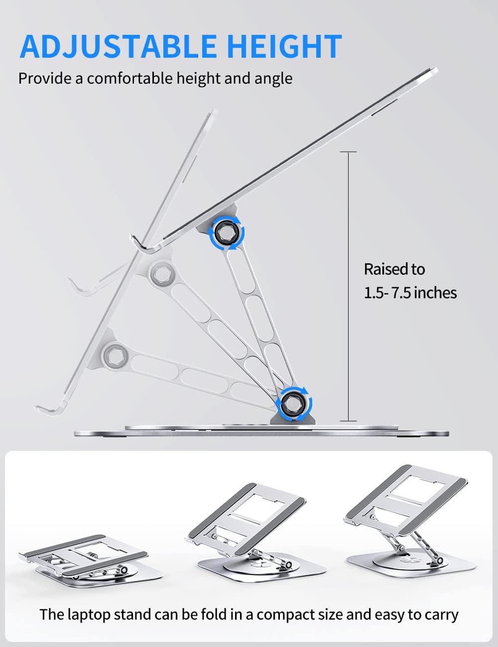 Havit ST7411 360° Rotating Laptop Stand 3 Havit ST7411 360° Rotating Laptop Stand - Image 3
