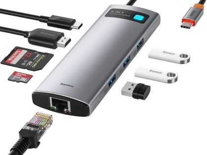 Baseus Metal Gleam 8-in-1 USB-C Hub
