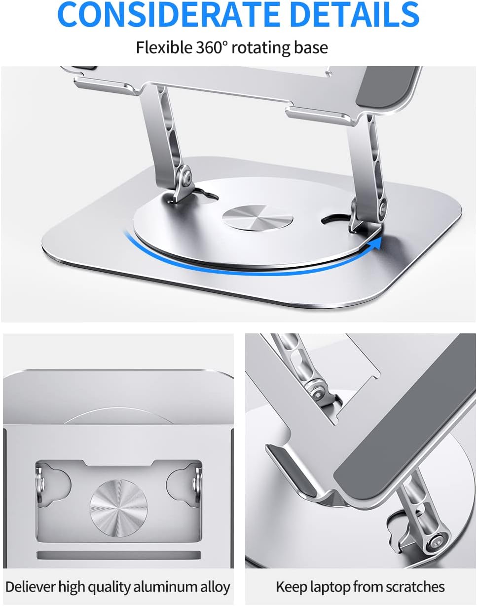 Havit ST7411 360° Rotating Laptop Stand 4 Havit ST7411 360° Rotating Laptop Stand - Image 4