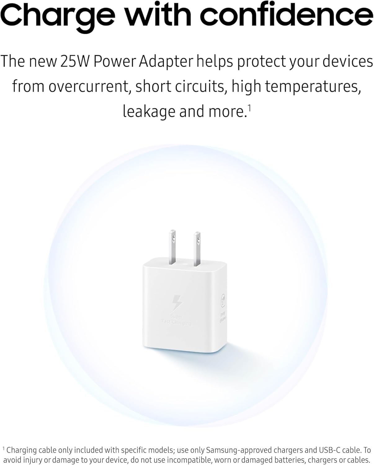 Samsung 25W USB-C Adapter with Cable 4 Samsung 25W USB-C Adapter with Cable - Image 4