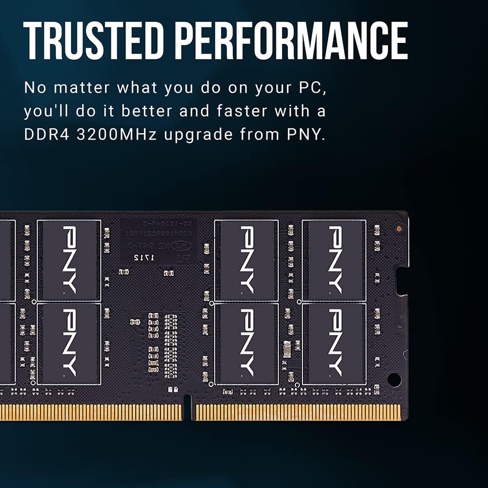 PNY DDR4 Laptop RAM 16GB 3200MHz SODIMM 3 PNY DDR4 Laptop RAM 16GB 3200MHz SODIMM - Image 3