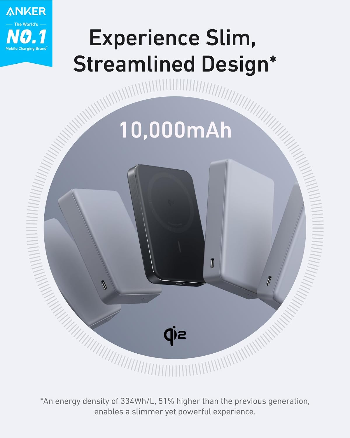Anker MagGo Powerbank Ultraslim 10000mAh 30W 2 Anker MagGo Powerbank Ultraslim 10000mAh 30W - Image 2