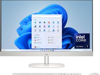 HP All-in-One 27-cr2039nh Intel Core Ultra 5 225U 8GB RAM 512GB SSD Touch White