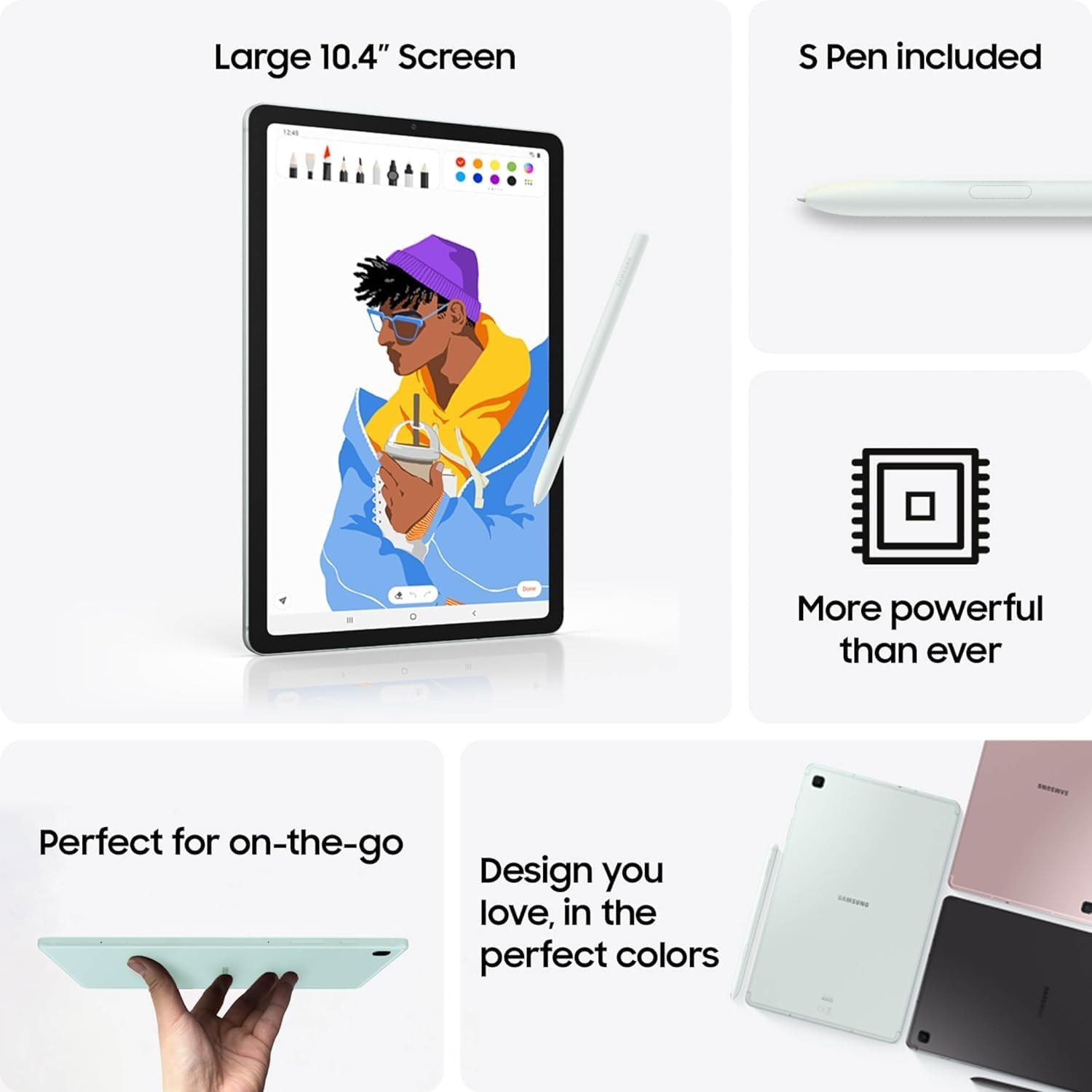 Samsung Galaxy Tab S6 Lite, 4GB RAM 64GB, Wi-Fi 2 Samsung Galaxy Tab S6 Lite, 4GB RAM 64GB, Wi-Fi - Image 2